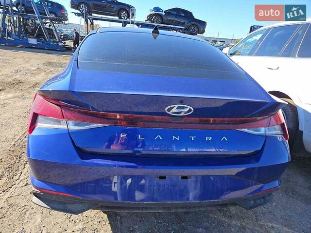 Синий Хендай Элантра, объемом двигателя 2 л и пробегом 44 тыс. км за 10700 $, фото 8 на Automoto.ua