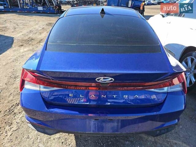 Синий Хендай Элантра, объемом двигателя 2 л и пробегом 44 тыс. км за 10700 $, фото 4 на Automoto.ua