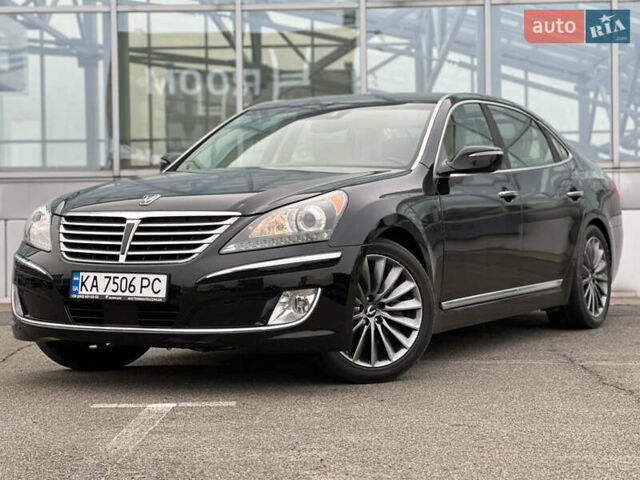 Черный Хендай Экус, объемом двигателя 5 л и пробегом 116 тыс. км за 15490 $, фото 5 на Automoto.ua