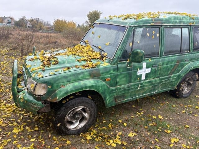 Зелений Хендай Галлопер, об'ємом двигуна 2.5 л та пробігом 300 тис. км за 2500 $, фото 1 на Automoto.ua