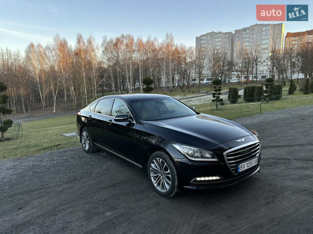 Черный Хендай Генезис, объемом двигателя 3.78 л и пробегом 124 тыс. км за 17500 $, фото 119 на Automoto.ua