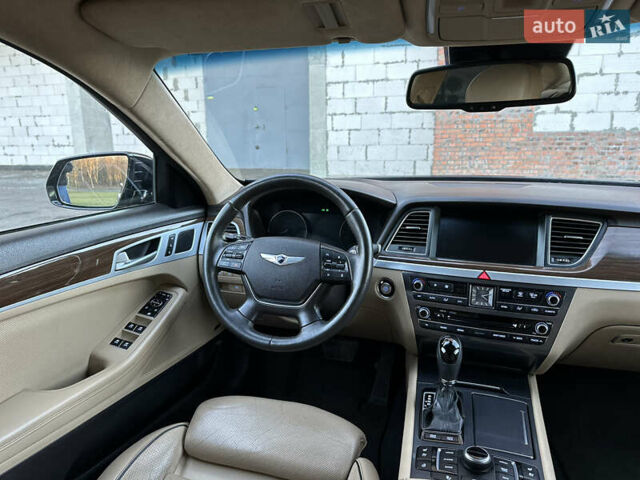 Черный Хендай Генезис, объемом двигателя 3.78 л и пробегом 124 тыс. км за 17500 $, фото 74 на Automoto.ua
