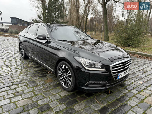 Черный Хендай Генезис, объемом двигателя 3.78 л и пробегом 125 тыс. км за 18999 $, фото 14 на Automoto.ua