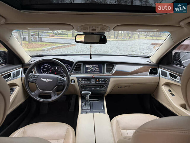 Черный Хендай Генезис, объемом двигателя 3.78 л и пробегом 125 тыс. км за 18999 $, фото 9 на Automoto.ua