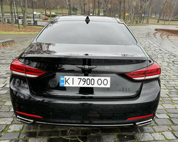 Черный Хендай Генезис, объемом двигателя 3.78 л и пробегом 125 тыс. км за 18999 $, фото 17 на Automoto.ua