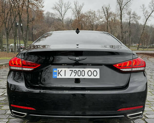 Черный Хендай Генезис, объемом двигателя 3.78 л и пробегом 125 тыс. км за 18999 $, фото 2 на Automoto.ua