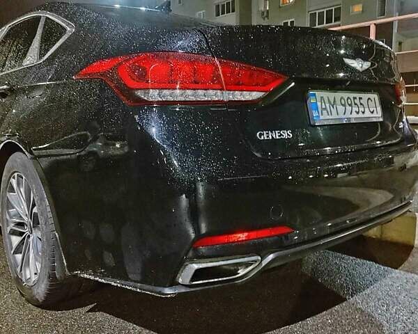 Чорний Хендай Генезис, об'ємом двигуна 3.78 л та пробігом 140 тис. км за 14500 $, фото 5 на Automoto.ua