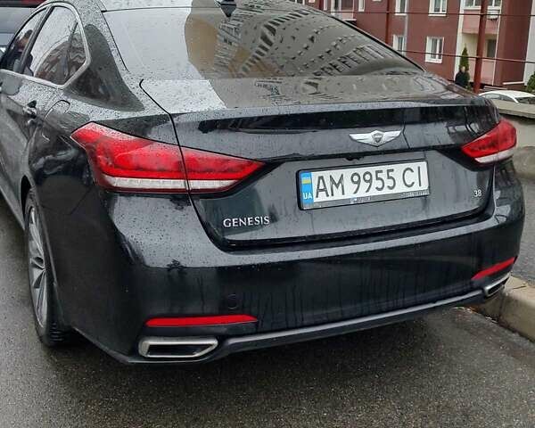 Чорний Хендай Генезис, об'ємом двигуна 3.78 л та пробігом 140 тис. км за 14500 $, фото 8 на Automoto.ua