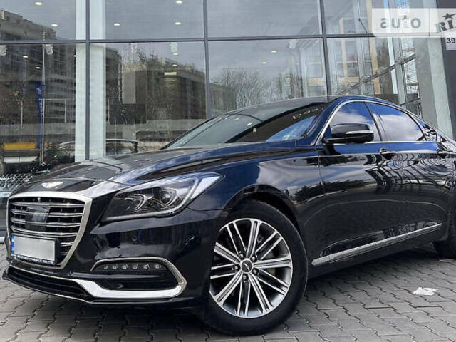 Черный Хендай Генезис, объемом двигателя 2 л и пробегом 122 тыс. км за 21000 $, фото 2 на Automoto.ua