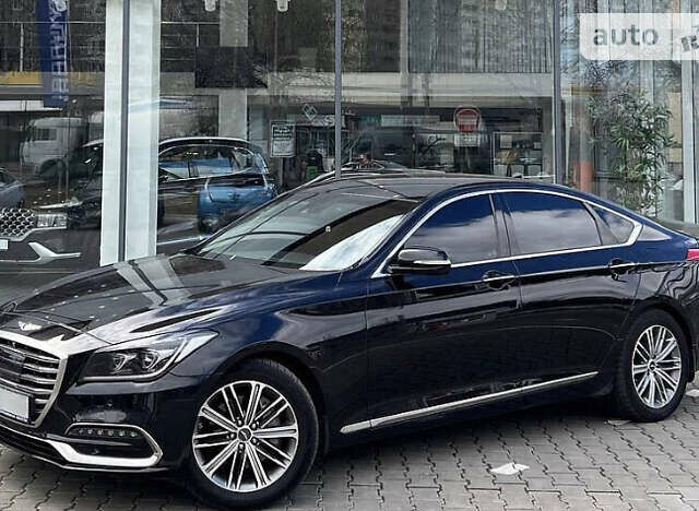 Черный Хендай Генезис, объемом двигателя 2 л и пробегом 122 тыс. км за 21000 $, фото 1 на Automoto.ua