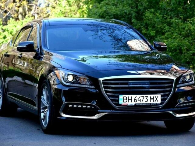 Черный Хендай Генезис, объемом двигателя 3.8 л и пробегом 63 тыс. км за 32000 $, фото 5 на Automoto.ua