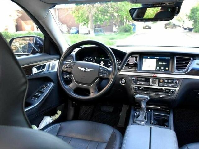 Черный Хендай Генезис, объемом двигателя 3.8 л и пробегом 63 тыс. км за 32000 $, фото 8 на Automoto.ua