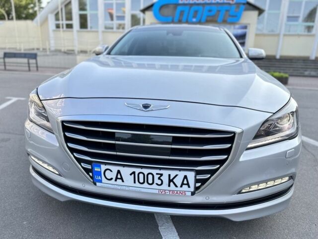 Серый Хендай Генезис, объемом двигателя 3.8 л и пробегом 85 тыс. км за 23800 $, фото 3 на Automoto.ua