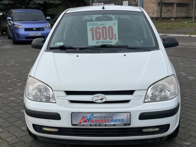 Белый Хендай Гетц, объемом двигателя 1.1 л и пробегом 140 тыс. км за 3800 $, фото 1 на Automoto.ua