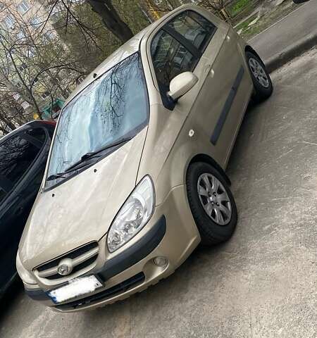 Бежевый Хендай Гетц, объемом двигателя 1.4 л и пробегом 177 тыс. км за 4990 $, фото 1 на Automoto.ua