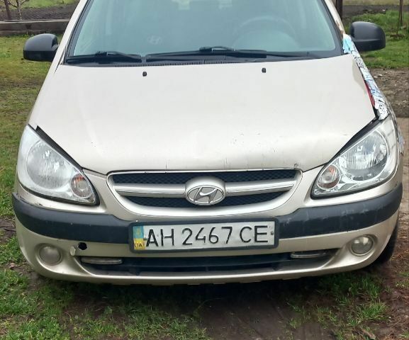 Бежевый Хендай Гетц, объемом двигателя 1.4 л и пробегом 180 тыс. км за 1900 $, фото 10 на Automoto.ua