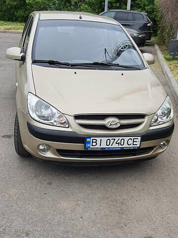 Бежевый Хендай Гетц, объемом двигателя 1.4 л и пробегом 145 тыс. км за 3800 $, фото 1 на Automoto.ua