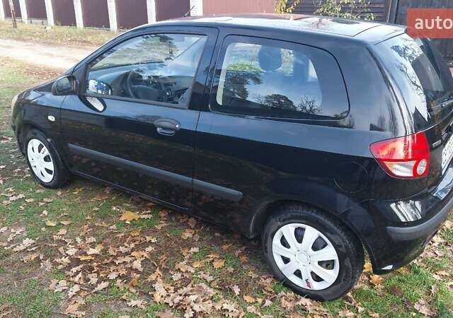 Черный Хендай Гетц, объемом двигателя 1.09 л и пробегом 247 тыс. км за 3700 $, фото 1 на Automoto.ua