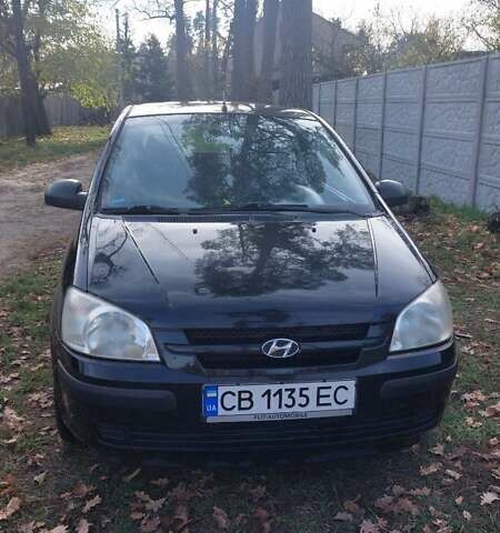 Черный Хендай Гетц, объемом двигателя 1.09 л и пробегом 247 тыс. км за 3700 $, фото 3 на Automoto.ua