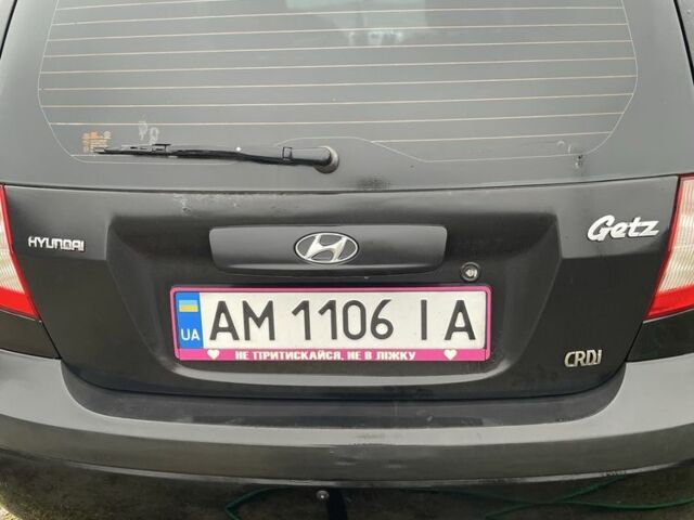 Черный Хендай Гетц, объемом двигателя 1.5 л и пробегом 300 тыс. км за 3800 $, фото 6 на Automoto.ua