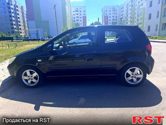 Чорний Хендай Гетц, об'ємом двигуна 1.6 л та пробігом 221 тис. км за 3800 $, фото 1 на Automoto.ua