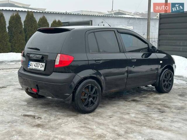 Черный Хендай Гетц, объемом двигателя 1.6 л и пробегом 330 тыс. км за 3600 $, фото 4 на Automoto.ua