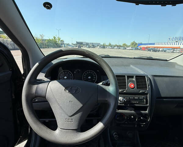 Черный Хендай Гетц, объемом двигателя 1.09 л и пробегом 225 тыс. км за 3600 $, фото 14 на Automoto.ua