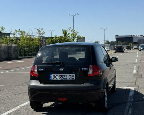 Черный Хендай Гетц, объемом двигателя 1.09 л и пробегом 225 тыс. км за 3600 $, фото 6 на Automoto.ua