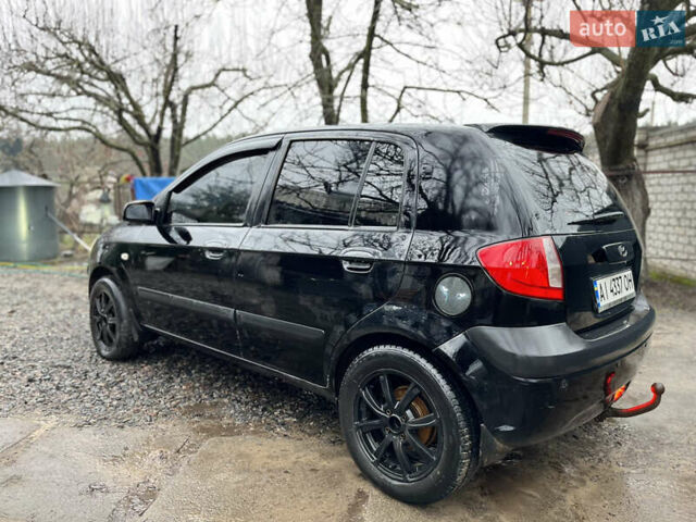 Черный Хендай Гетц, объемом двигателя 1.6 л и пробегом 330 тыс. км за 2900 $, фото 7 на Automoto.ua