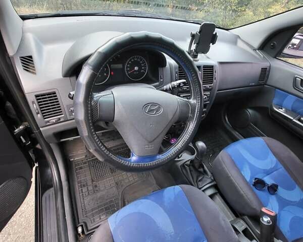 Черный Хендай Гетц, объемом двигателя 1.1 л и пробегом 245 тыс. км за 3300 $, фото 3 на Automoto.ua