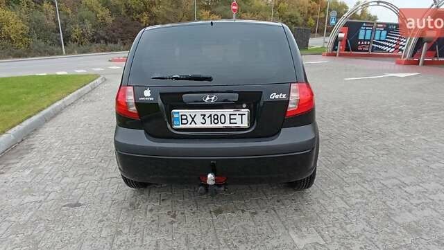 Чорний Хендай Гетц, об'ємом двигуна 1.09 л та пробігом 168 тис. км за 4600 $, фото 5 на Automoto.ua
