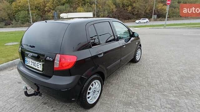 Чорний Хендай Гетц, об'ємом двигуна 1.09 л та пробігом 168 тис. км за 4600 $, фото 3 на Automoto.ua