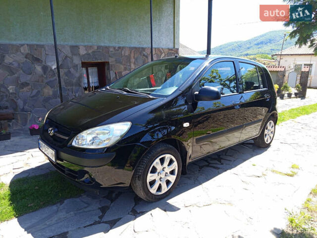 Чорний Хендай Гетц, об'ємом двигуна 1.1 л та пробігом 177 тис. км за 3350 $, фото 1 на Automoto.ua
