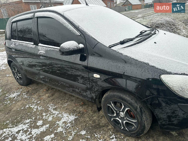 Черный Хендай Гетц, объемом двигателя 1.4 л и пробегом 155 тыс. км за 3800 $, фото 3 на Automoto.ua