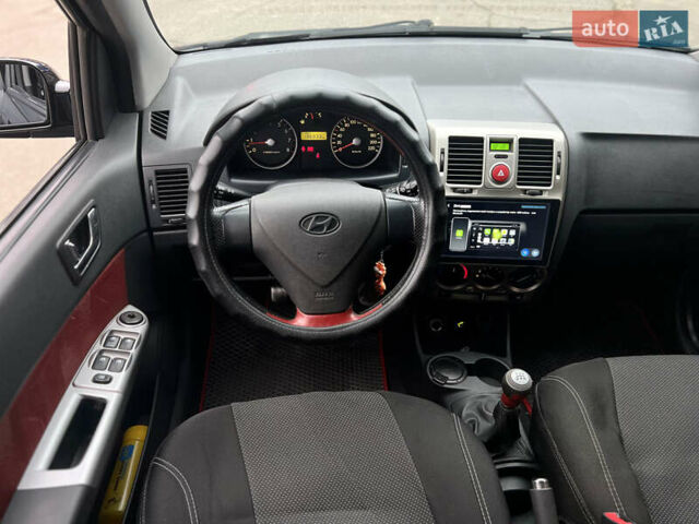 Черный Хендай Гетц, объемом двигателя 1.4 л и пробегом 196 тыс. км за 5799 $, фото 9 на Automoto.ua