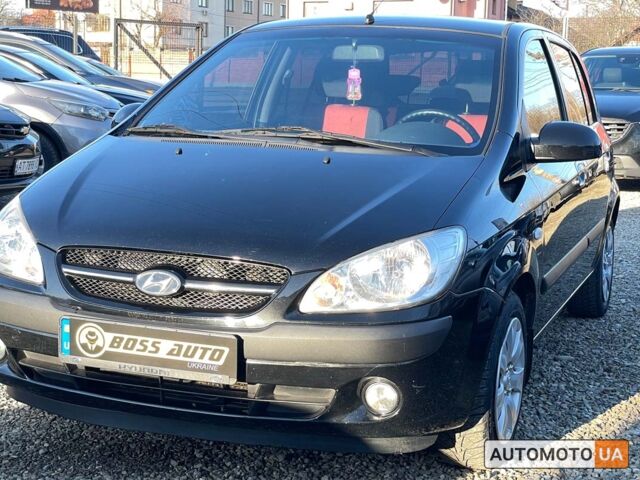 Черный Хендай Гетц, объемом двигателя 1.4 л и пробегом 159 тыс. км за 4300 $, фото 2 на Automoto.ua