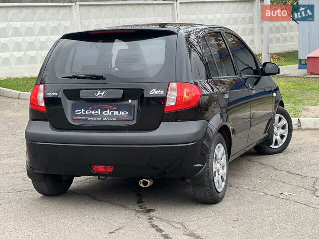 Черный Хендай Гетц, объемом двигателя 1.4 л и пробегом 196 тыс. км за 5799 $, фото 8 на Automoto.ua