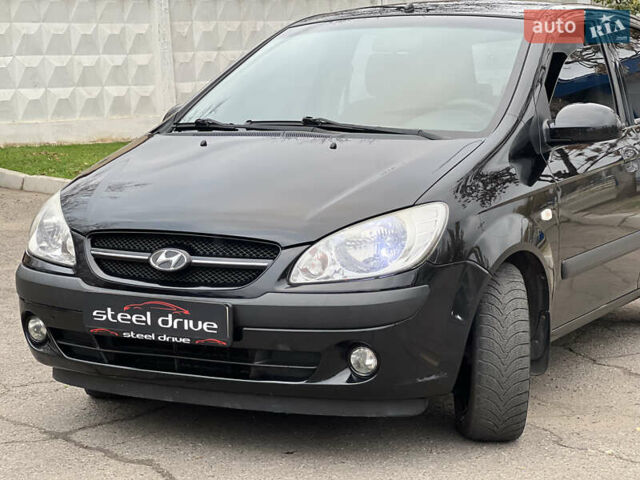 Черный Хендай Гетц, объемом двигателя 1.4 л и пробегом 196 тыс. км за 5799 $, фото 4 на Automoto.ua