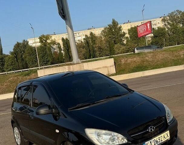 Черный Хендай Гетц, объемом двигателя 1.1 л и пробегом 272 тыс. км за 3500 $, фото 1 на Automoto.ua
