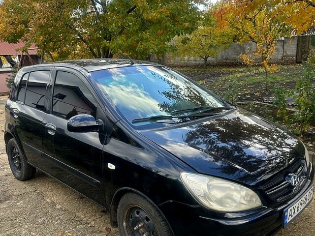 Черный Хендай Гетц, объемом двигателя 1.4 л и пробегом 193 тыс. км за 3200 $, фото 2 на Automoto.ua