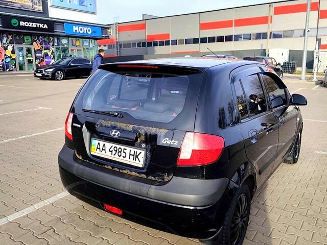 Черный Хендай Гетц, объемом двигателя 1.4 л и пробегом 272 тыс. км за 4600 $, фото 3 на Automoto.ua