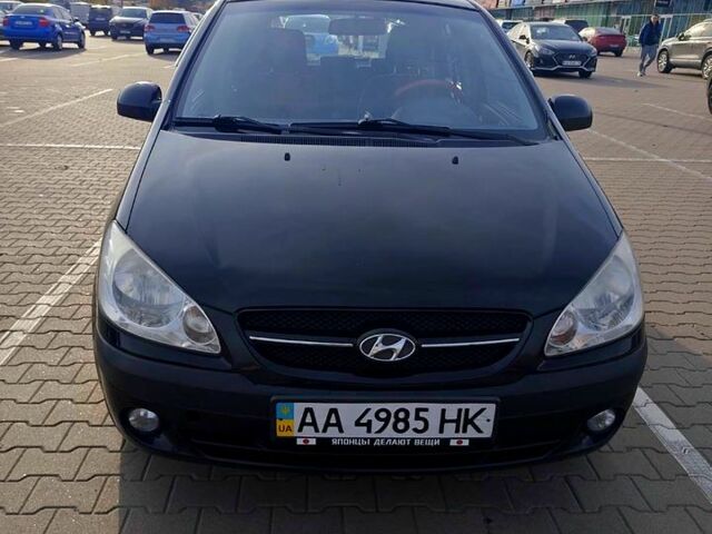 Черный Хендай Гетц, объемом двигателя 1.4 л и пробегом 272 тыс. км за 4600 $, фото 1 на Automoto.ua