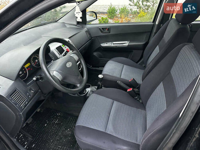 Черный Хендай Гетц, объемом двигателя 1.4 л и пробегом 95 тыс. км за 3900 $, фото 15 на Automoto.ua