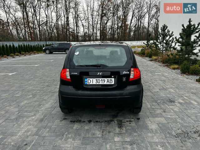 Черный Хендай Гетц, объемом двигателя 1.4 л и пробегом 95 тыс. км за 3900 $, фото 1 на Automoto.ua
