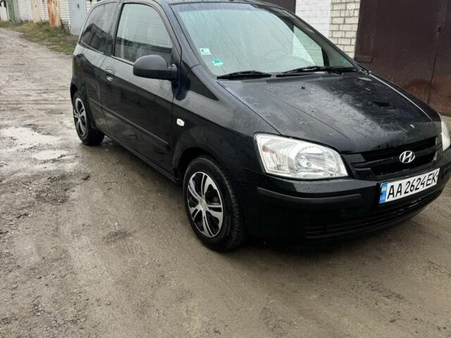 Черный Хендай Гетц, объемом двигателя 1.1 л и пробегом 290 тыс. км за 2400 $, фото 1 на Automoto.ua