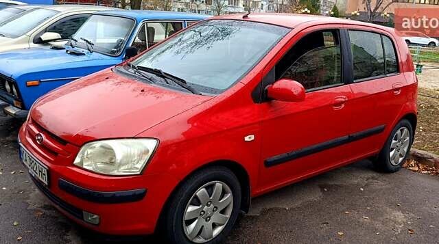 Красный Хендай Гетц, объемом двигателя 1.4 л и пробегом 193 тыс. км за 5500 $, фото 6 на Automoto.ua