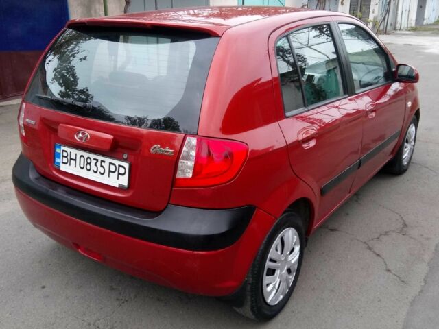 Красный Хендай Гетц, объемом двигателя 1.4 л и пробегом 219 тыс. км за 4800 $, фото 4 на Automoto.ua