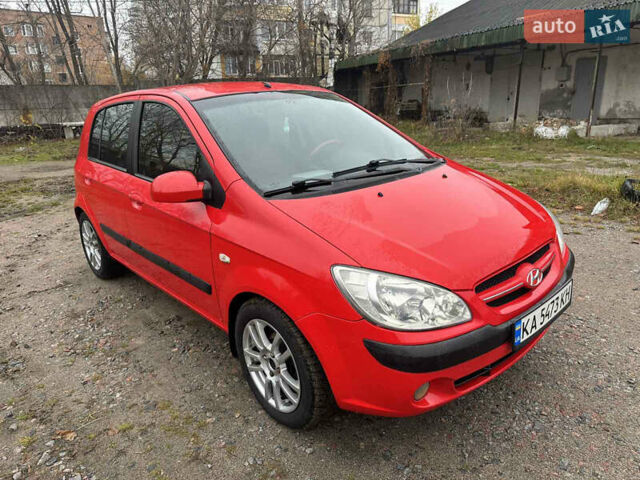 Красный Хендай Гетц, объемом двигателя 1.4 л и пробегом 201 тыс. км за 5600 $, фото 3 на Automoto.ua