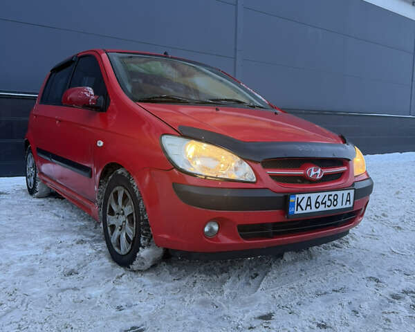 Красный Хендай Гетц, объемом двигателя 1.4 л и пробегом 228 тыс. км за 3999 $, фото 4 на Automoto.ua