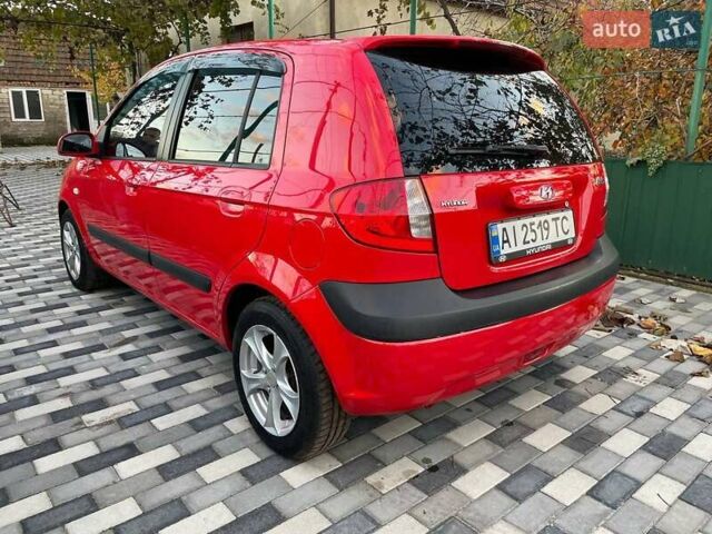 Красный Хендай Гетц, объемом двигателя 1.4 л и пробегом 292 тыс. км за 3950 $, фото 9 на Automoto.ua